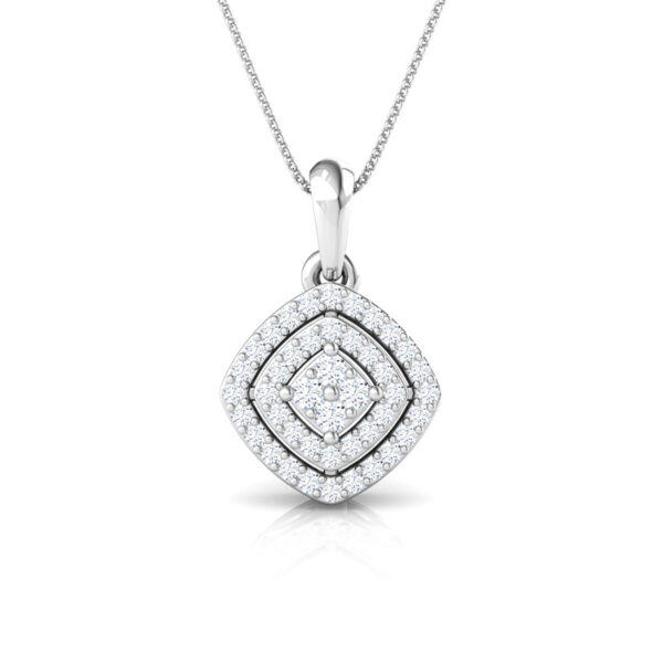 Three Layer Cushion Pendant