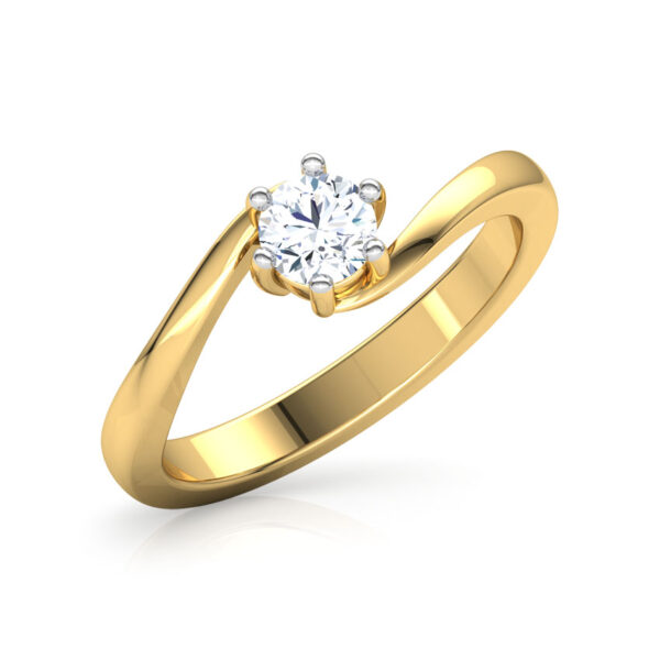 Solitaire Ring with a Little Twist