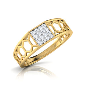 Honeycomb Ring for Men
